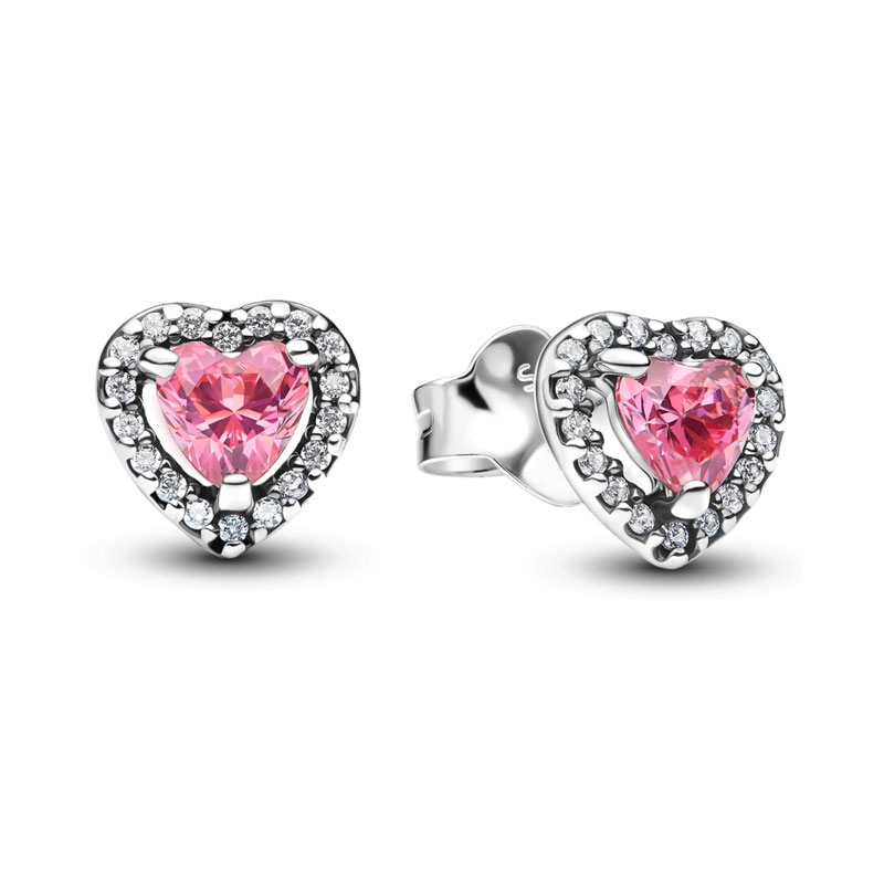 High Quality 925 Silver Earrings With Heart-Shaped Zircon Gemstones For Women Heart Jewelry Mother's Day Gift Valentine's Day Gift
