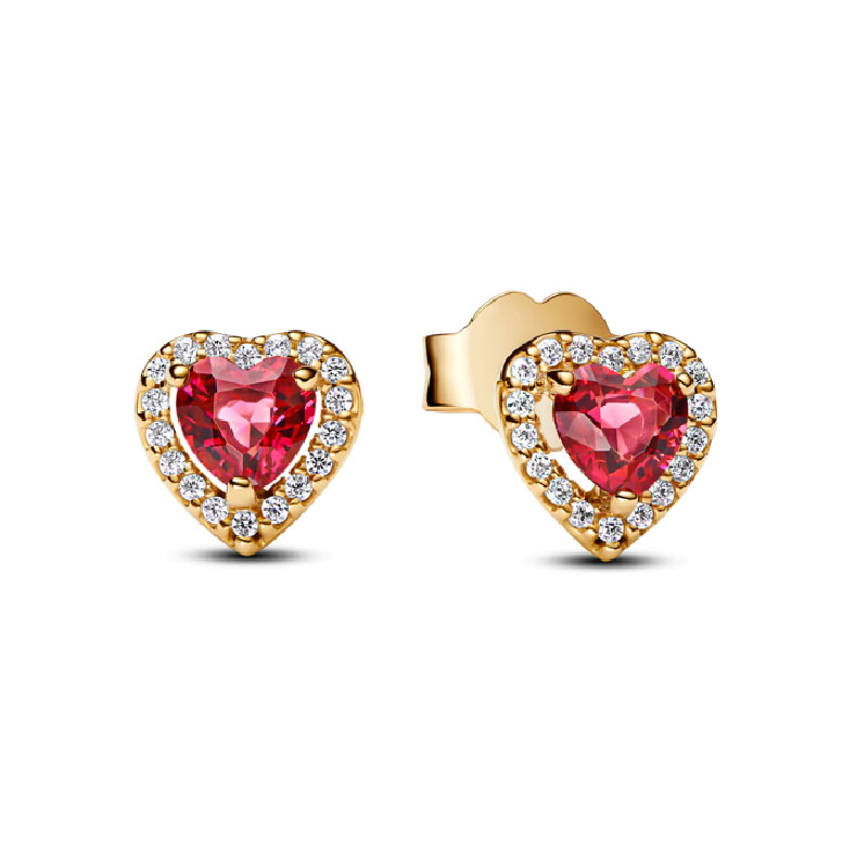 High Quality 925 Silver Earrings With Heart-Shaped Zircon Gemstones For Women Heart Jewelry Mother's Day Gift Valentine's Day Gift