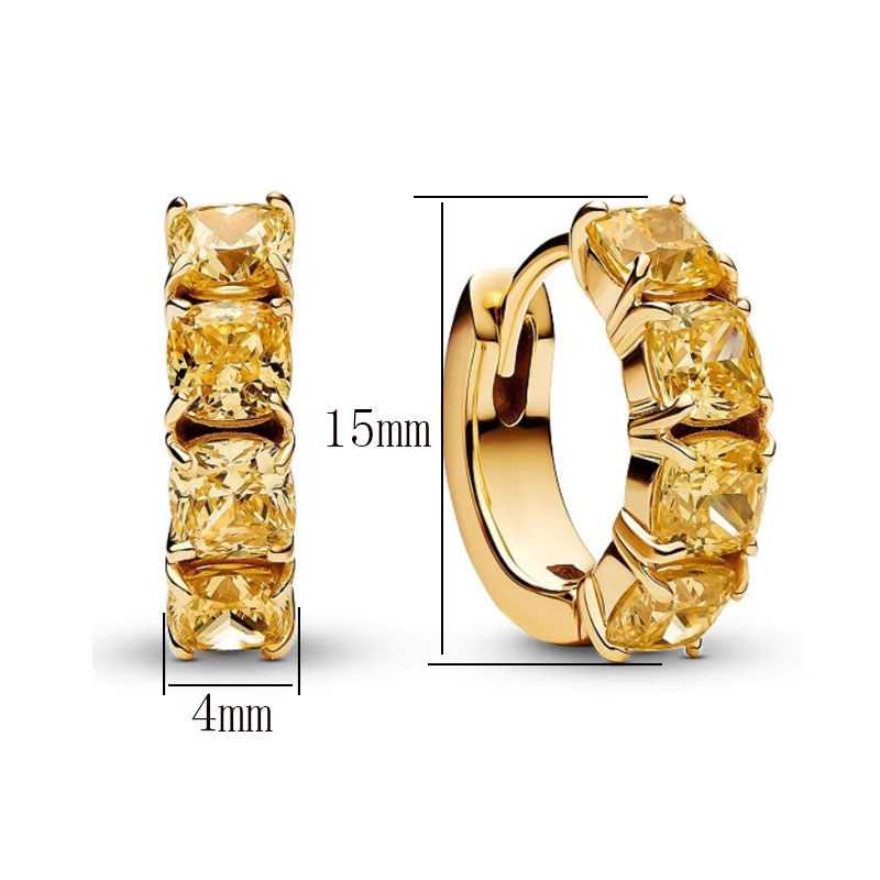High Quality 925 Silver Earrings New Earring Accessories Gift Valentine's Day Gift