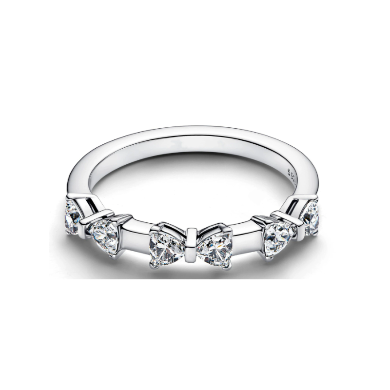 New 925 Sterling Silver Rings For Women Charm Jewelry New Ring Butterfly Feather Lucky Symbol