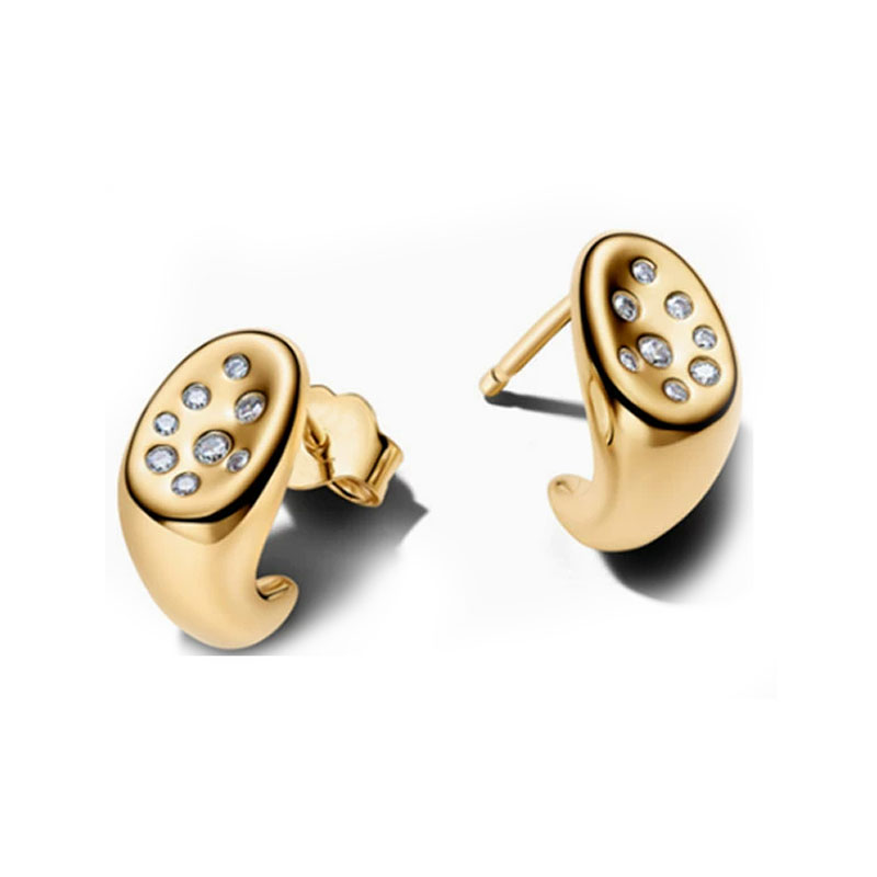 New Zircon Bow Beautiful Bees High Quality 925 Silver Earrings New Earring Accessories Gift Valentine's Day Gift
