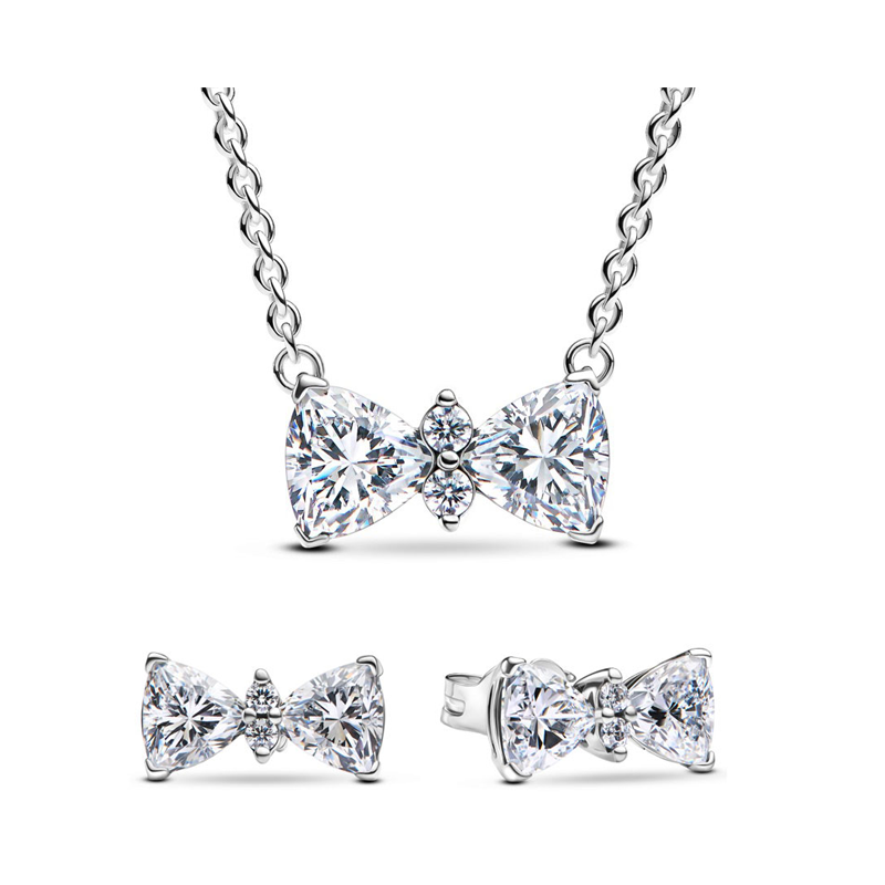 New 925 Silver Women's Jewelry Set Valentine's Day Gift Love Cupid For  Party Banquet Fashionable Charm Jewelry Making