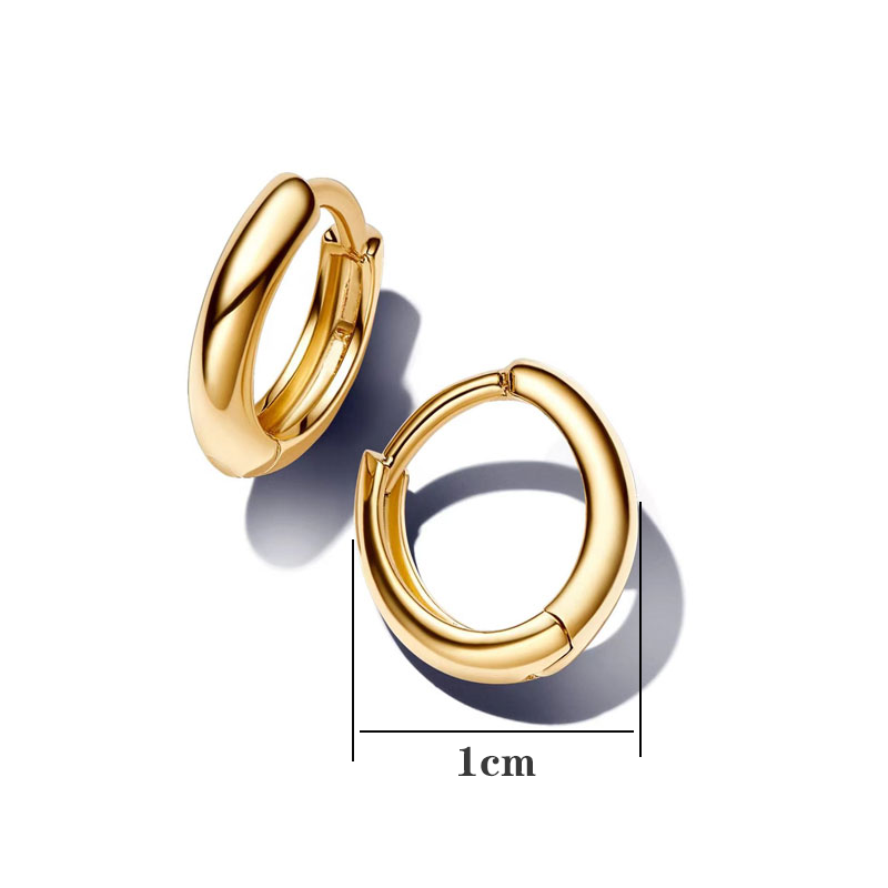 Luxury Charm Golden Gold Pear Stud Earrings S925 Silver For Women Heart Jewelry Mother's Day Gift Lron Tower Building Dynamic