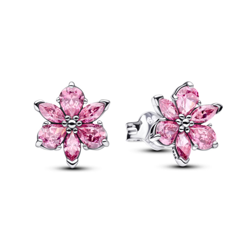 New Zircon Bow Beautiful Bees High Quality 925 Silver Earrings New Earring Accessories Gift Valentine's Day Gift