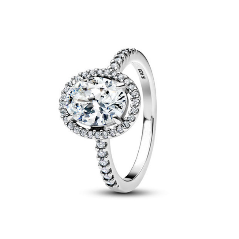 High-Quality 925 Stering Silver New Ring For Women Charm Jewelry Golden Color love Bowknot Symbol Anniversary Gift Party Banquet