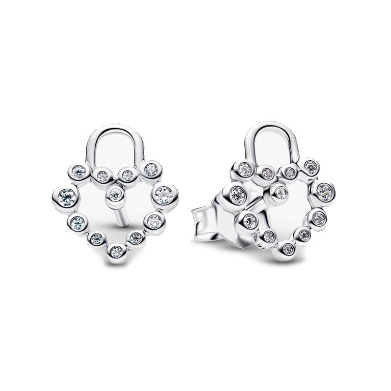 2026 New Zircon Bow Beautiful Butterfly Moon High Quality 925 Silver Earrings New Earring Accessories Gift Valentine's Day Gift