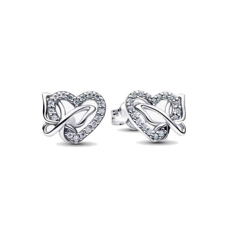 New Zircon Bow Beautiful Bees High Quality 925 Silver Earrings New Earring Accessories Gift Valentine's Day Gift