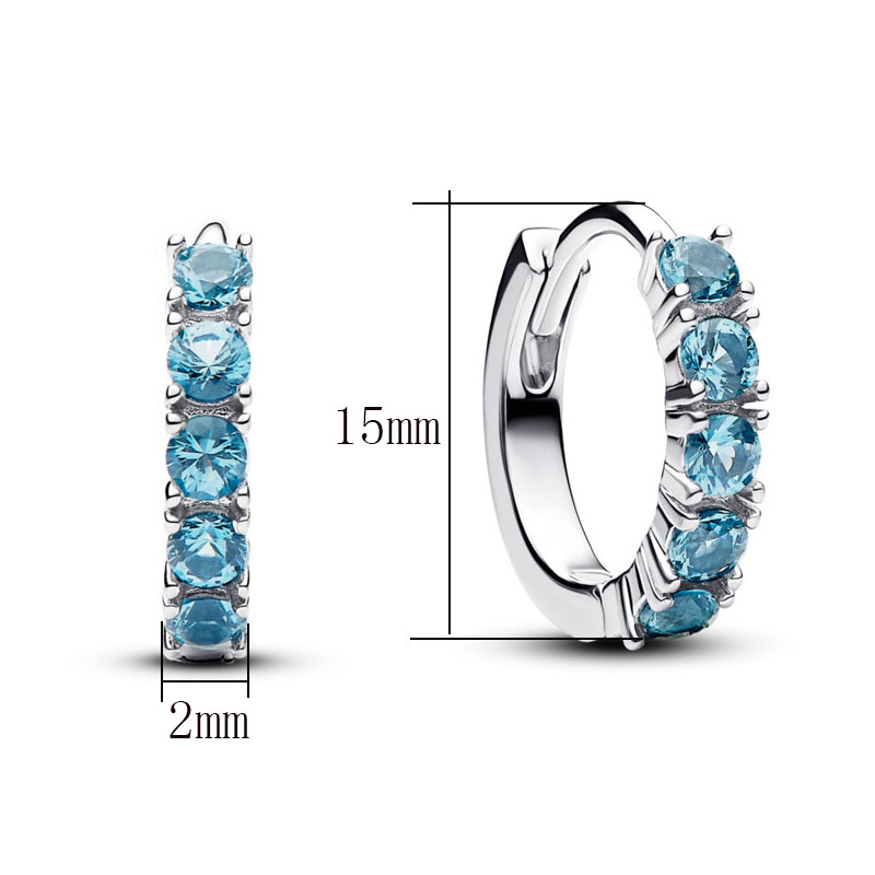 High Quality 925 Silver Earrings New Earring Accessories Gift Valentine's Day Gift