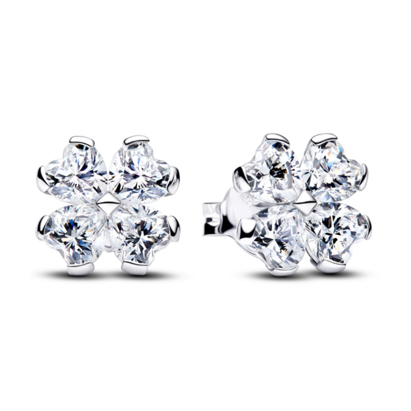 New Zircon Bow Beautiful Bees High Quality 925 Silver Earrings New Earring Accessories Gift Valentine's Day Gift