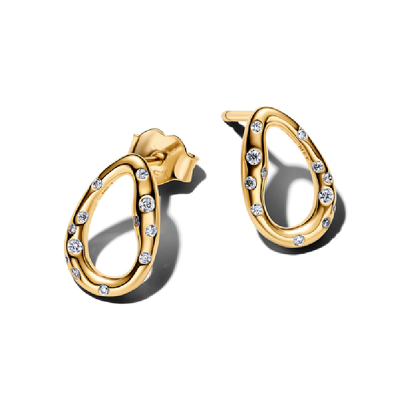 New Zircon Bow Beautiful Bees High Quality 925 Silver Earrings New Earring Accessories Gift Valentine's Day Gift