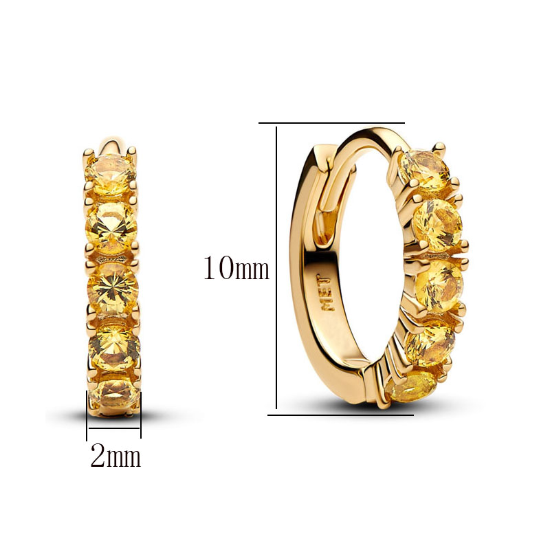High Quality 925 Silver Earrings New Earring Accessories Gift Valentine's Day Gift