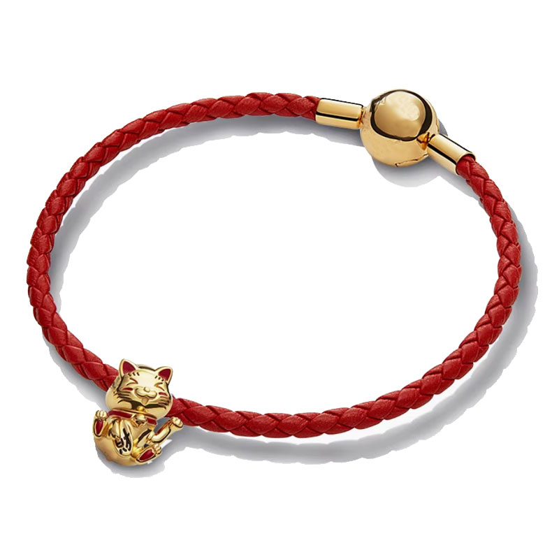 New Golden Hand Rope Chain for the Year of the Snake Women Charms Beads  Jewelry Making Dragon Phoenix cat