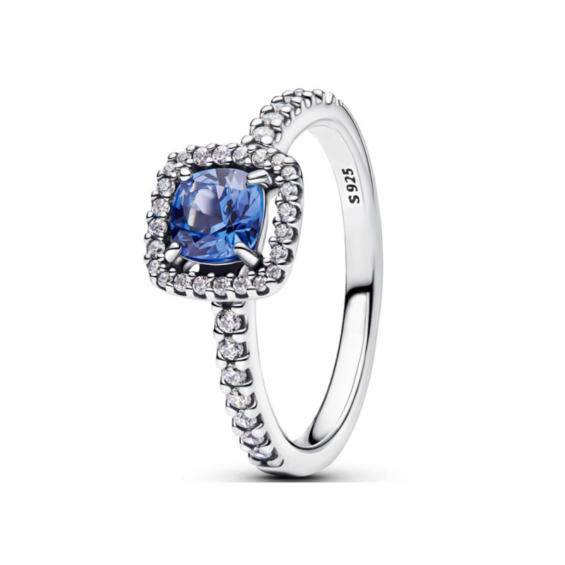 Zirconia Triple Circle Micky Head P 925 Sterling Silver Ring For Women Jewelry Wedding Engagement Girl Gift