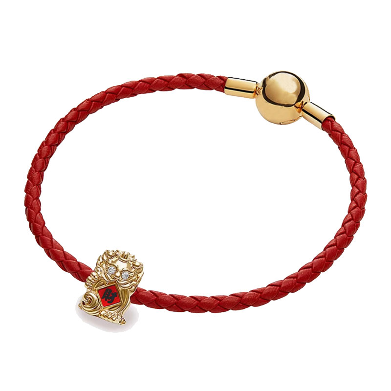 New Golden Hand Rope Chain for the Year of the Snake Women Charms Beads  Jewelry Making Dragon Phoenix cat