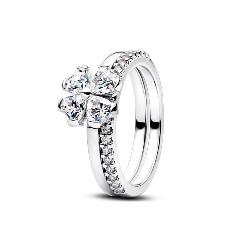 2026 New Silver 925 Rings For Women Jewelry Sparkling Wave Radiant Heart Brilliance Diamond Ring For Women Free Shipping