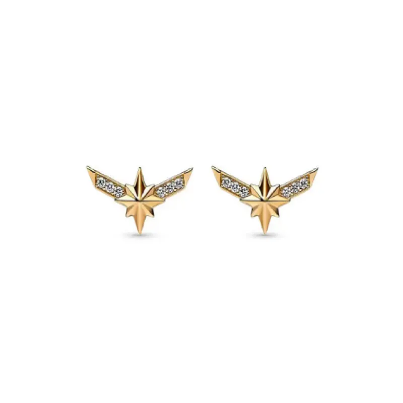 Charm S925 Silver Pear Stud Earrings Circular Zircon Love Pumpkin Car Five pointed Star Women Triple Stone Heart Jewelry Gift
