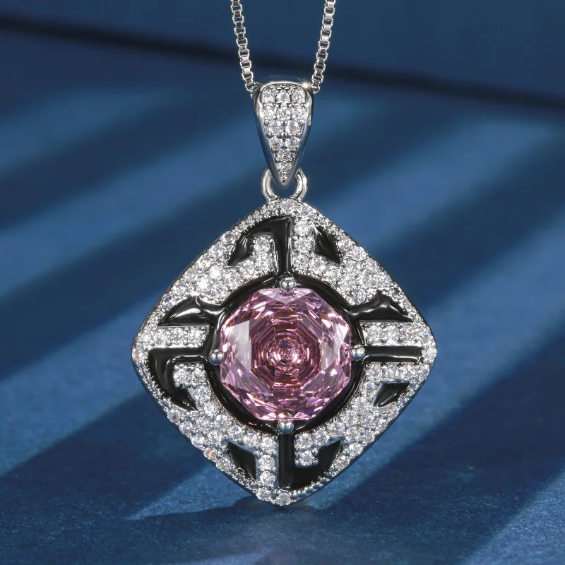 Rose Cut 10mm High Quality Zircon Round White Gold Plated Elegant Jewe