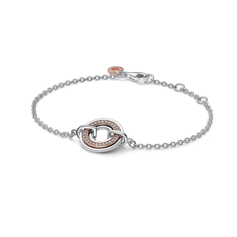 New 2023 Trend 925 Silver Zircon Bracelet Female Heart-Shaped  Women's Jewelry Valentine's Day Gift 2023 Trend Charm Man DIY