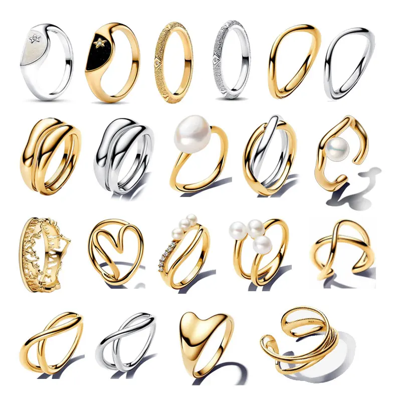 2024 New Charm Jewelry Copper Alloy Stering Silver Plated New Women Men Rings Women Free Shipping Anniversary Gift Party Banquet High Quality