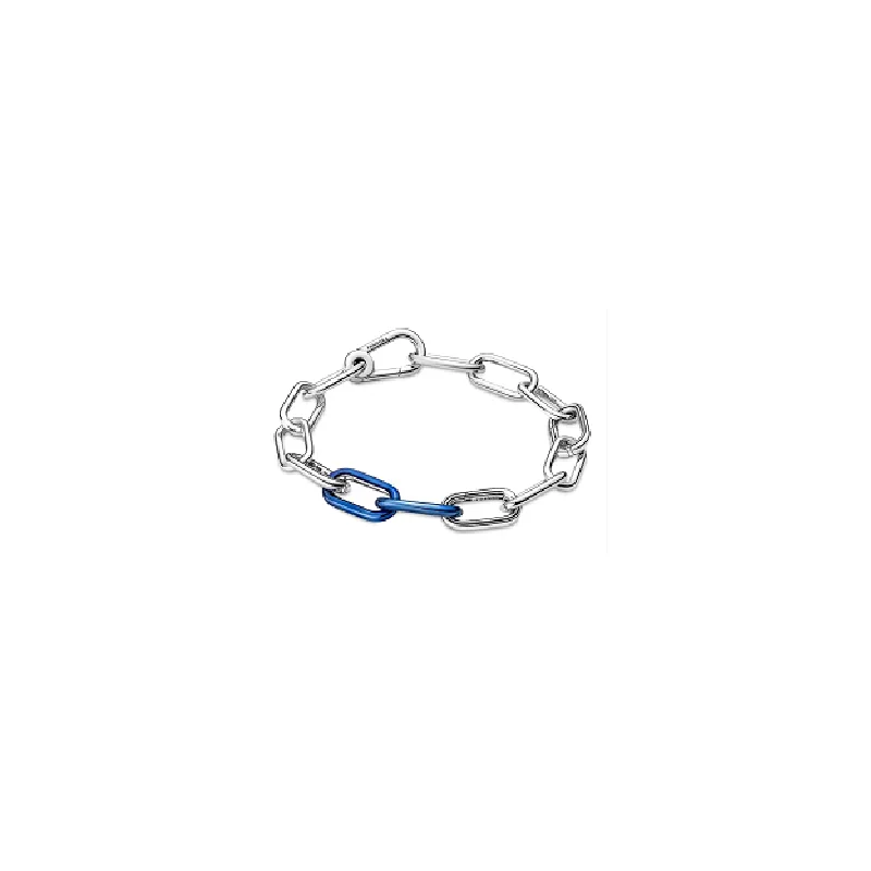 New In 925 Sterling Silver ME Link Chain Luxury Bracelet For Women Original Charms Beads Jewelry Making Free Shipping Wholesale