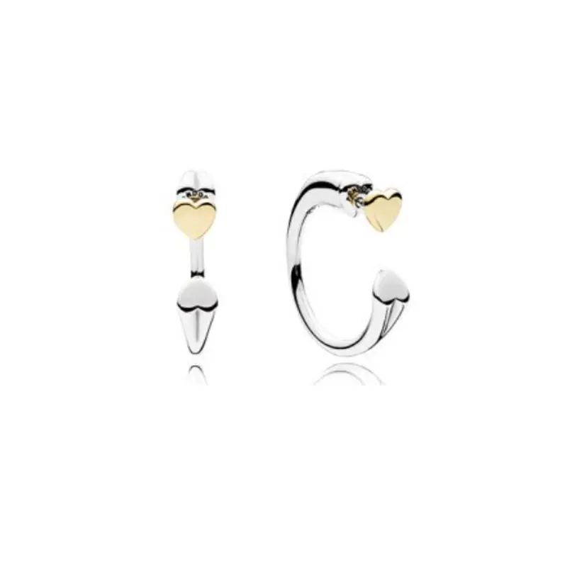 Charm S925 Silver Pear Stud Earrings Circular Zircon Love Pumpkin Car Five pointed Star Women Triple Stone Heart Jewelry Gift