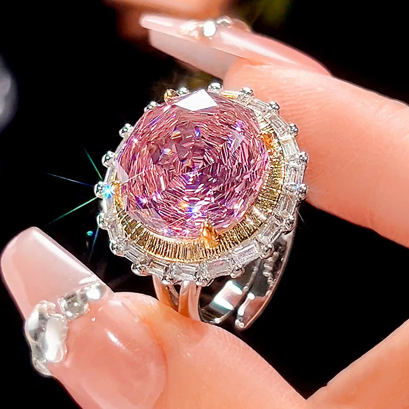 Millennium Cut 14-10mm High Quality Zircon Dried Rose White Gold Plated Round Jewelry Set Casual Gift Fashion
