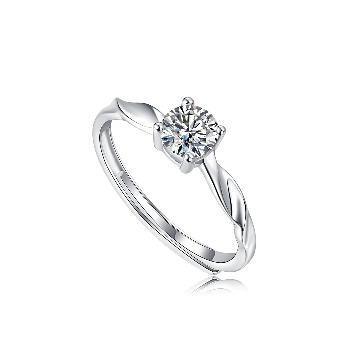 Classic Four Claw Moissanite Thorn Vine Couple Rings For Women Men S925 Sterling Silver Original Certified Engagement Wedding