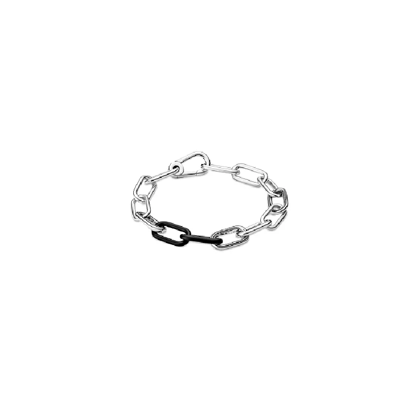 New In 925 Sterling Silver ME Link Chain Luxury Bracelet For Women Original Charms Beads Jewelry Making Free Shipping Wholesale