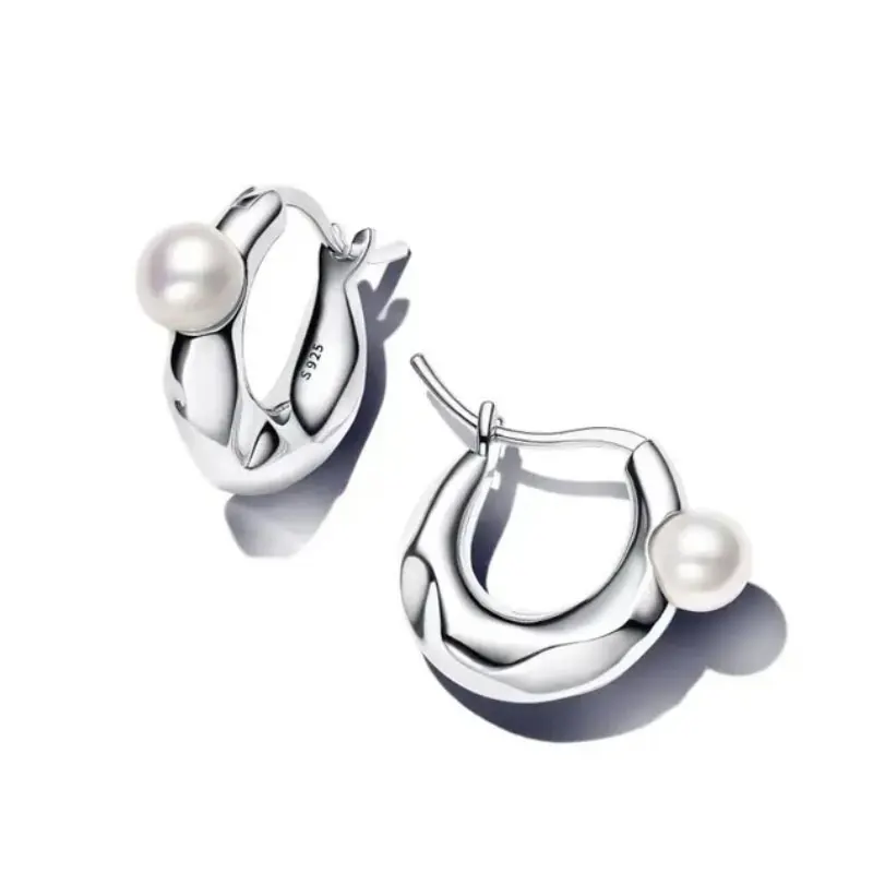 Charm S925 Silver Pear Stud Earrings Circular Zircon Love Pumpkin Car Five pointed Star Women Triple Stone Heart Jewelry Gift