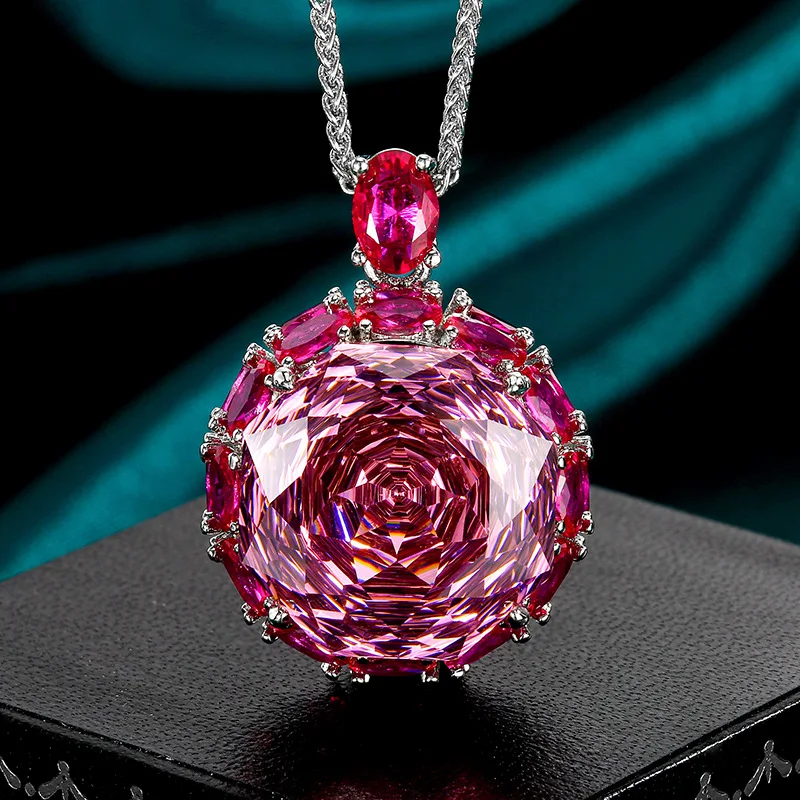 Rose Cut 18-16mm High Quality Zircon Dried Rose White Gold Plated Jewelry Set Best Seller Party Fashion