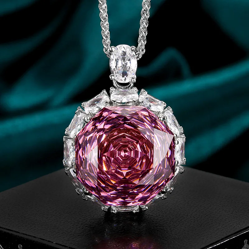 Rose Cut 18-16mm High Quality Zircon Para Green White Gold Plated Elegant Jewelry Set Bridal Wedding Trendy