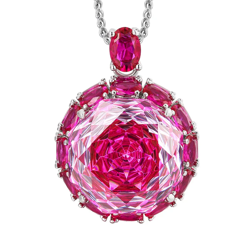 Rose Cut 18-16mm High Quality Zircon Para Green White Gold Plated Luxury Jewelry Set Hot Trendy Statement