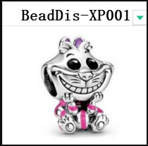 DS Dis001-030 100% 925 Sterling Silver PAN Charms Different DIS Series Beads For Making Jewelry Fit DIY Bracelet Bangle
