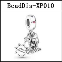 DS Dis001-030 100% 925 Sterling Silver PAN Charms Different DIS Series Beads For Making Jewelry Fit DIY Bracelet Bangle