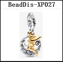 DS Dis001-030 100% 925 Sterling Silver PAN Charms Different DIS Series Beads For Making Jewelry Fit DIY Bracelet Bangle