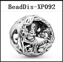 DS Dis91-120 DIS Series 100% 925 Sterling Silver Princess Skirt Series  Charms Beads For Making Jewelry Fit Valentine's Day Gifts