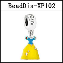 DS Dis91-120 DIS Series 100% 925 Sterling Silver Princess Skirt Series  Charms Beads For Making Jewelry Fit Valentine's Day Gifts