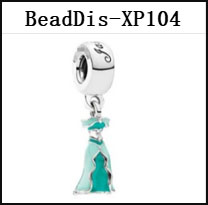 DS Dis91-120 DIS Series 100% 925 Sterling Silver Princess Skirt Series  Charms Beads For Making Jewelry Fit Valentine's Day Gifts