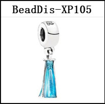 DS Dis91-120 DIS Series 100% 925 Sterling Silver Princess Skirt Series  Charms Beads For Making Jewelry Fit Valentine's Day Gifts