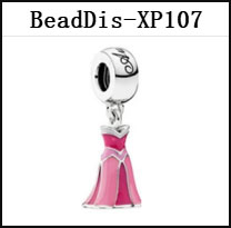 DS Dis91-120 DIS Series 100% 925 Sterling Silver Princess Skirt Series  Charms Beads For Making Jewelry Fit Valentine's Day Gifts