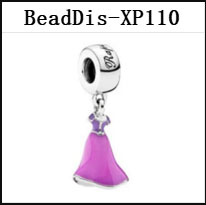 DS Dis91-120 DIS Series 100% 925 Sterling Silver Princess Skirt Series  Charms Beads For Making Jewelry Fit Valentine's Day Gifts