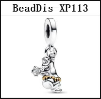 DS Dis91-120 DIS Series 100% 925 Sterling Silver Princess Skirt Series  Charms Beads For Making Jewelry Fit Valentine's Day Gifts