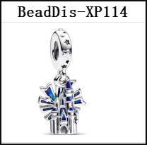 DS Dis91-120 DIS Series 100% 925 Sterling Silver Princess Skirt Series  Charms Beads For Making Jewelry Fit Valentine's Day Gifts
