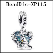 DS Dis91-120 DIS Series 100% 925 Sterling Silver Princess Skirt Series  Charms Beads For Making Jewelry Fit Valentine's Day Gifts