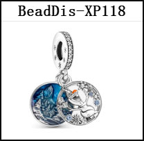 DS Dis91-120 DIS Series 100% 925 Sterling Silver Princess Skirt Series  Charms Beads For Making Jewelry Fit Valentine's Day Gifts