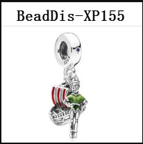 DS Dis121-155 DIS Series 100% 925 Sterling Silver Charms Beads For Making Jewelry Fit Valentine's Day Gifts Charms Penden