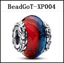 Game Of Power GoT Series HOT Design 925 Sterling Silver Snake Egg Fire Bead Charms For Fine Jewelry Making Protect Your Girl Boy