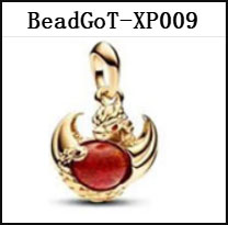 Game Of Power GoT Series HOT Design 925 Sterling Silver Snake Egg Fire Bead Charms For Fine Jewelry Making Protect Your Girl Boy