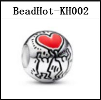 HOT IP Series Pop Art for Everybody Real 925 Sterling Silver Charms Beads For Making Fine Jewelry Valentine's Day Girl Gift