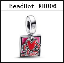 HOT IP Series Pop Art for Everybody Real 925 Sterling Silver Charms Beads For Making Fine Jewelry Valentine's Day Girl Gift